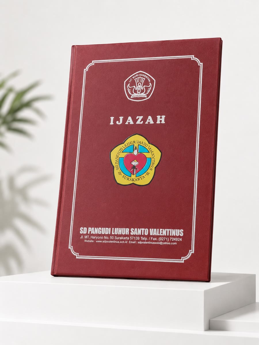 Cover ijazah hardcover PVC
