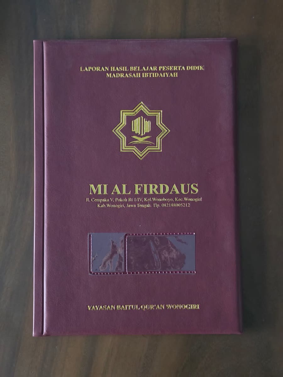 Map rapor MI Al Firdaus